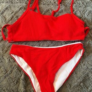 SHEIN Red Bikini Set